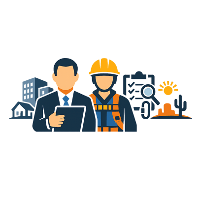 Property manager coordinating with Arizona-based fall protection inspection experts